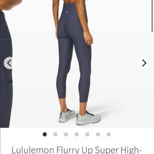 Lululemon flurry super high rise